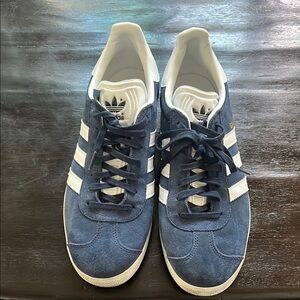 Adidas Gazelle Men's navy Blue Suede Sneakers 8.5